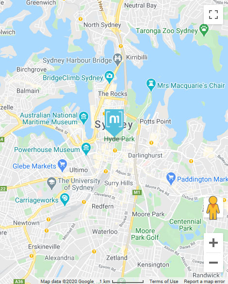 nexus one sydney map